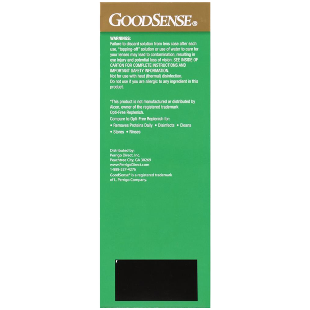 Warnings Label GoodSense Multi-Purpose Solution - Important Safety Information for Contact Lens Care