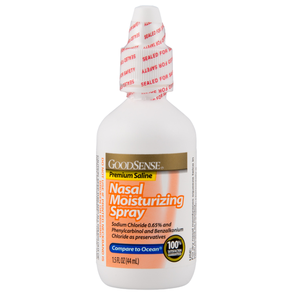 GoodSense Premium Saline Nasal Moisturizing Spray 1.5 fl oz Bottle