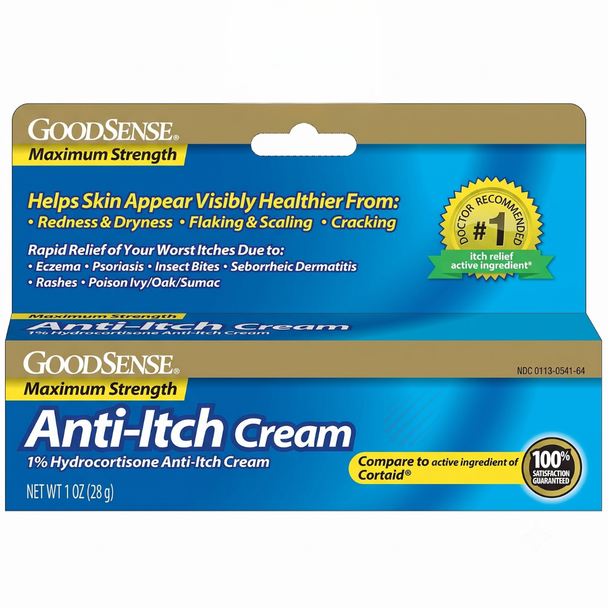 GoodSense Maximum Strength Anti-Itch Cream 1 oz Box
