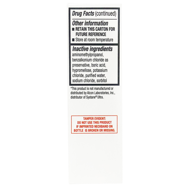 Inactive ingredients list for GoodSense Ultra Lubricant Eye Drops