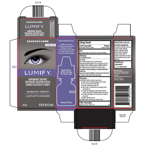 Lumify Redness Reliever Eye Drops - 0.25 fl oz (7.5 mL) - Full Carton