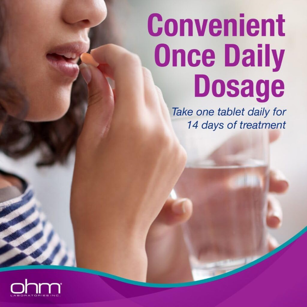 Ohm Omeprazole 20 mg Acid Reducer - 42 Tablets | Compare to Prilosec OTC - Once a Day