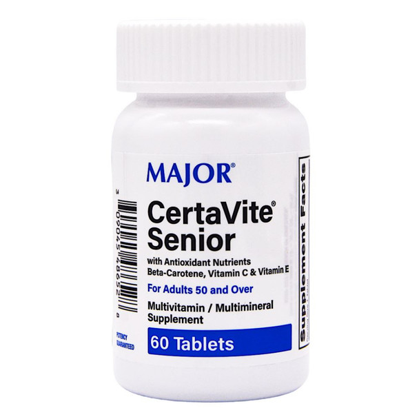 Major CertaVite Senior Multivitamin - 60 Tablets | Theragran-M