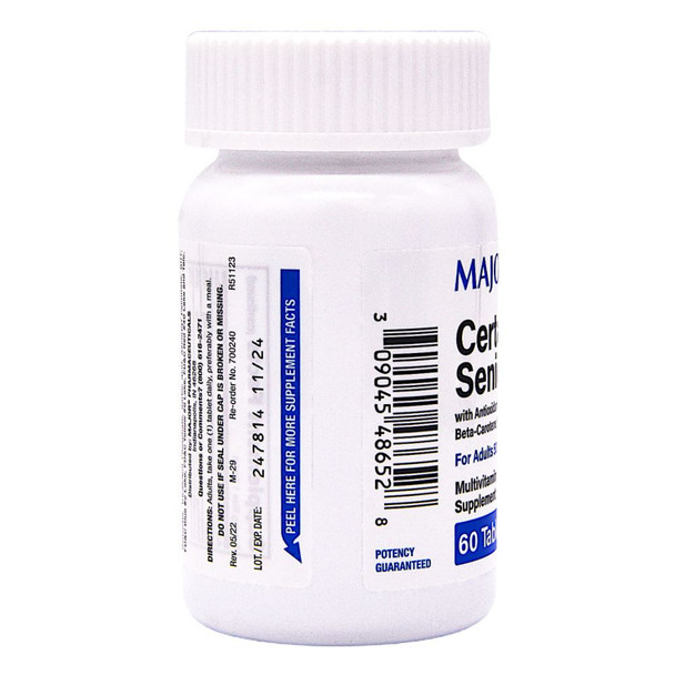 Major CertaVite Senior Multivitamin - 60 Tablets | Theragran-M (6 Pack) - Free Shipping