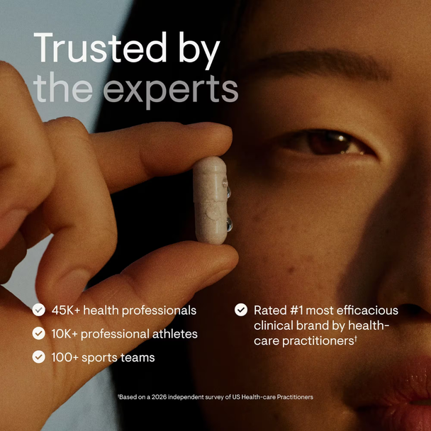 Thorne Magnesium Glycinate quality graphic highlighting expert trust and product features