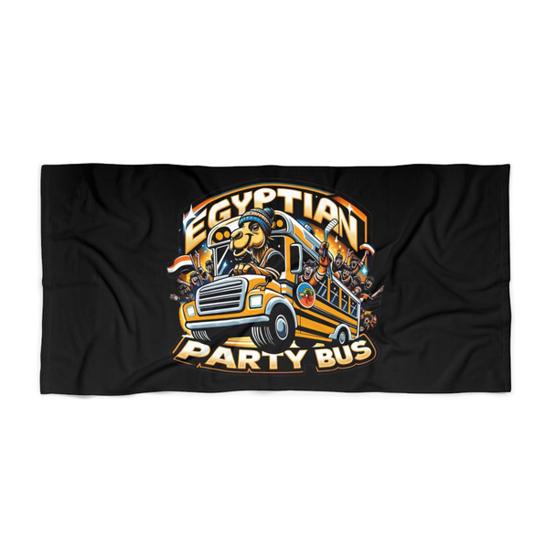 Egyptian Party Bus - Beach Towel