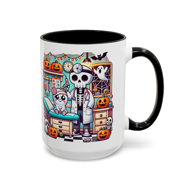 Halloween & Health 1 - Accent Coffee Mug - 11oz | 15oz