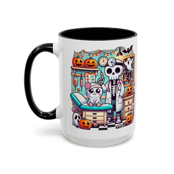 Halloween & Health 1 - Accent Coffee Mug - 11oz | 15oz