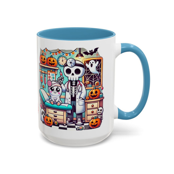 Halloween & Health 1 - Accent Coffee Mug - 11oz | 15oz