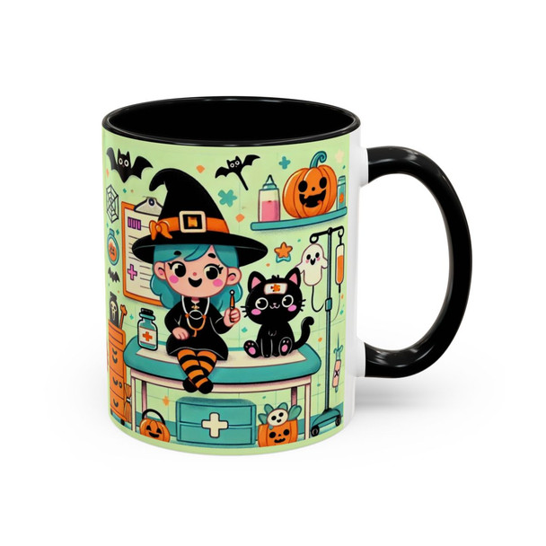 Halloween & Health 4 - Accent Coffee Mug - 11oz | 15oz