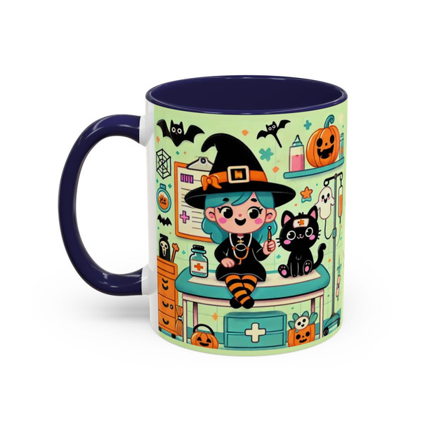 Halloween & Health 4 - Accent Coffee Mug - 11oz | 15oz