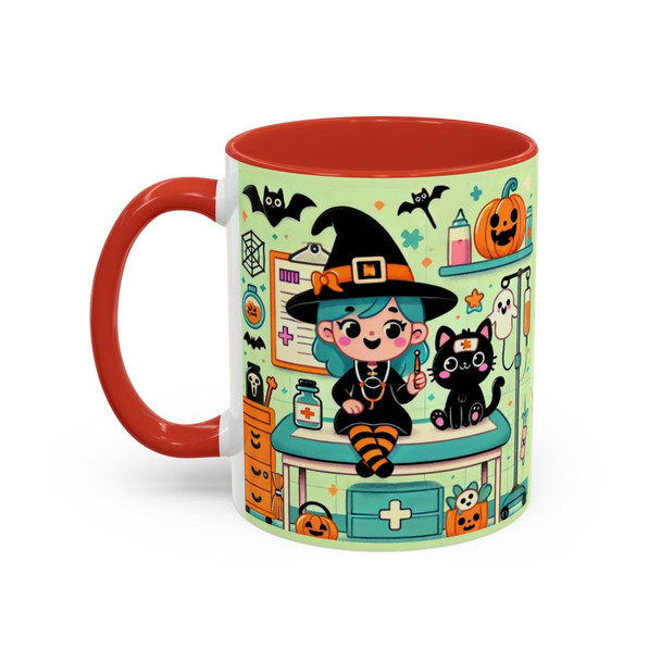 Halloween & Health 4 - Accent Coffee Mug - 11oz | 15oz