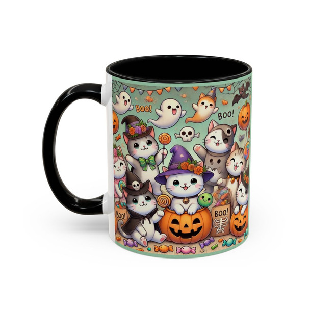 Halloween & Cats - Accent Coffee Mug - 11oz | 15oz