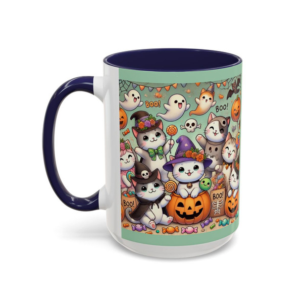 Halloween & Cats - Accent Coffee Mug - 11oz | 15oz