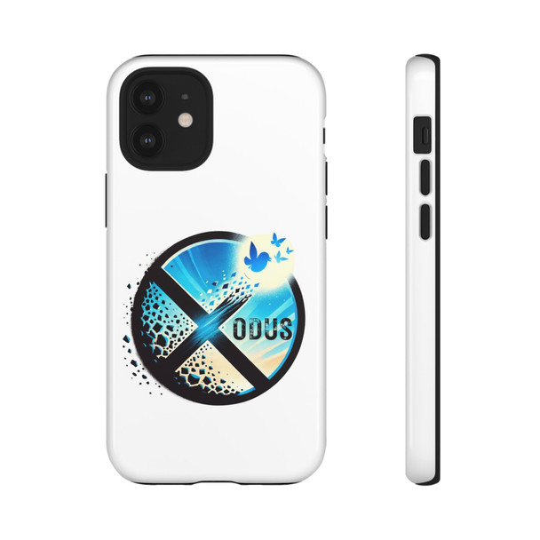 Twitter Users Leaving the X Social Network for Bluesky Glass Tough Phone Case