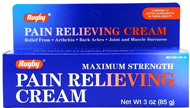 Rugby Maximum Strength Pain Relieving Cream - 3 oz (Thera-Gesic)