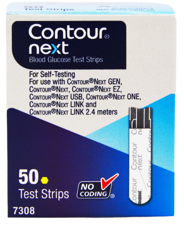 Bayer Ascensia Contour Next 50 Blood Glucose Test Strips Lowest Price