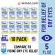 8 GeriCare Artificial Tears Lubricant Eye Drops, 0.5oz