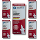 Front view of Reliable-1 12 Hour Decongestant Nasal Spray 1 fl oz bottles in a 5 pack, a generic equivalent to Afrin Original.
