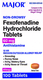 Major Fexofenadine Hydrochloride Tablets 60 mg - 100 Tablets (Generic Allergra) 