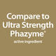 Text graphic on the GoodSense packaging that reads, 'Compare to Ultra Strength Phazyme active ingredient.'