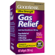 Front view of the GoodSense Ultra Strength Gas Relief box, highlighting a comparison to the active ingredient in Ultra Strength Phazyme.