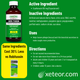 Geri-Care Geri-Tussin Liquid Guaifenesin 100 mg / 5 mL - 16 fl oz | Compare to Robitussin - Save 30%