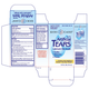 Multi-angle view of Geri-Care Artificial Tears packaging showing product dimensions and barcodes.