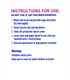 TRUEplus Sterile Lancets 100 Count - 28 Gauge Back of the box