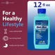 12 fluid ounce bottle of Geri-Mox regular strength liquid antacid for daily digestive health.