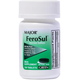 Major FeroSul 325 mg Ferrous Sulfate Iron Supplement Green - 100 Tablets | Feosol