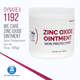 Dynarex We Care Zinc Oxide Ointment 15 oz skin protectant jar displayed with brand graphic border.