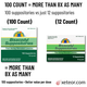 Health Star Bisacodyl Suppositories 10 mg 100-count package compared with the 12-count package, showing 100 suppositories versus 12 suppositories