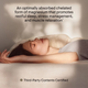 Lifestyle image describing Thorne Magnesium Glycinate for restful sleep, stress management and muscle relaxation