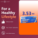 Geri-Care Diclofenac Sodium Topical Gel 1% 3.53 oz box featured on a promotional graphic titled For a Healthy Lifestyle, highlighting effective anti-inflammatory arthritis pain relief.
