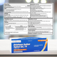 Geri-Care Diclofenac Sodium Topical Gel 1% box displayed next to its Drug Facts label detailing active ingredients, arthritis relief uses, and application instructions.
