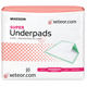McKesson Super Underpads - 10 Pads | Moderate Absorbency - Xeteor