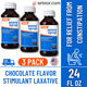 Rugby Senna Syrup - Senna Leaf Extract 176mg / 5mL Dietary Supplement - 8 Fl Oz (3 Pack) - New Bottles with free shipping