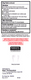 Robafen CF drug facts label continued – active and inactive ingredients overview