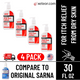 Rugby Anti-Itch Lotion 4-Pack – 30 oz Total, Compare to Sarna for Itch Relief, Free Shipping Included