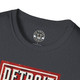 Detroit Hockey T-Shirt - Retro Crest Vintage Style Shirt for Hockey Fans