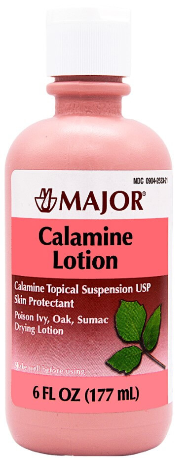 Major Calamine Lotion without Urea for Poison Ivy & Sumac