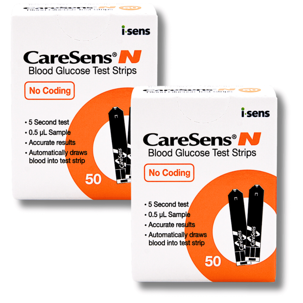 CareSens N Blood Glucose Test Strips - 100 Test Strips