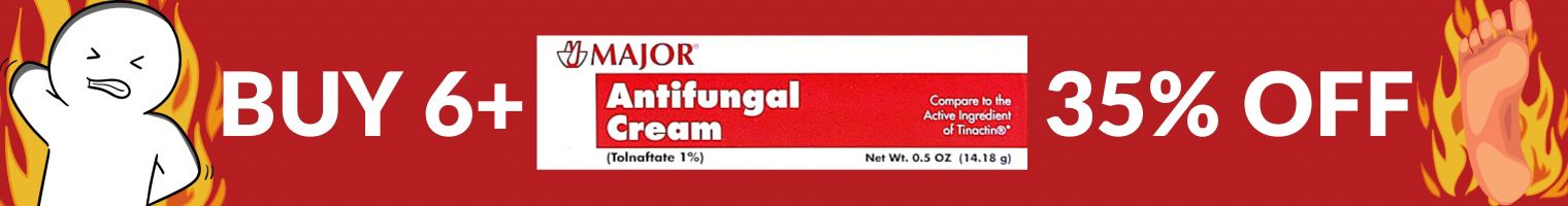 Major Antifungal Cream - Tolnaftate 1% (Tinactin)