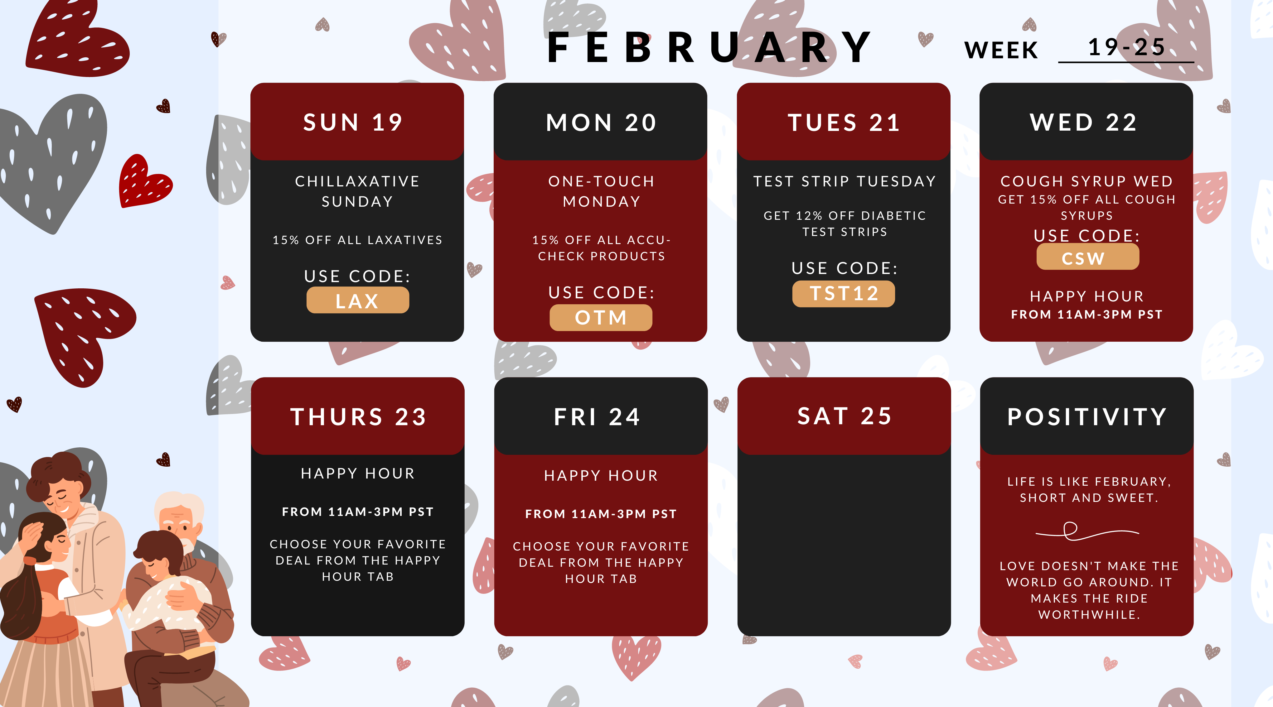 February Weekly Deals