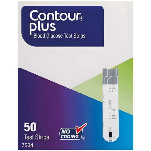 Ascensia Contour Plus 50 Blood Glucose Test Strips