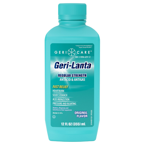 Geri-Care Geri-Lanta Antacid - 12 fl oz | Compare to Mylanta Regular Strength