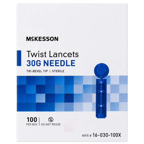 McKesson Twist Lancets 30 Gauge Needle - 100 Lancets