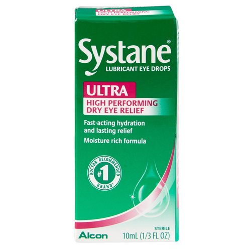 Systane Ultra Lubricant Eye Drops - 0.34 fl oz (10 mL)