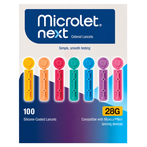Bayer Microlet Colored Lancets - 100 Count